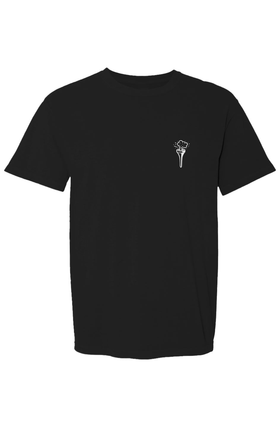 Comfort Colors Black Tee Alt. Logo
