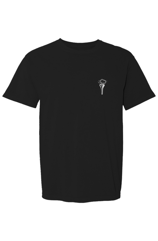 Comfort Colors Black Tee Alt. Logo